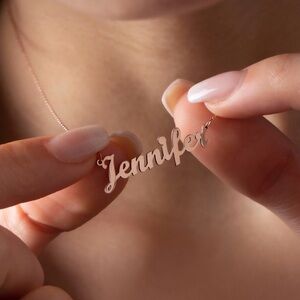 14k Rose Gold Name Necklace